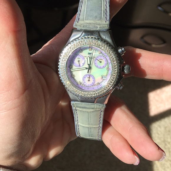 Technomarine micro pave diamond bezel watch - Picture 5 of 8